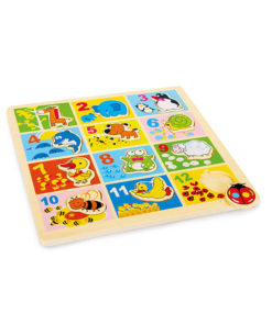 Puzzle Zoo Animals-Numbers