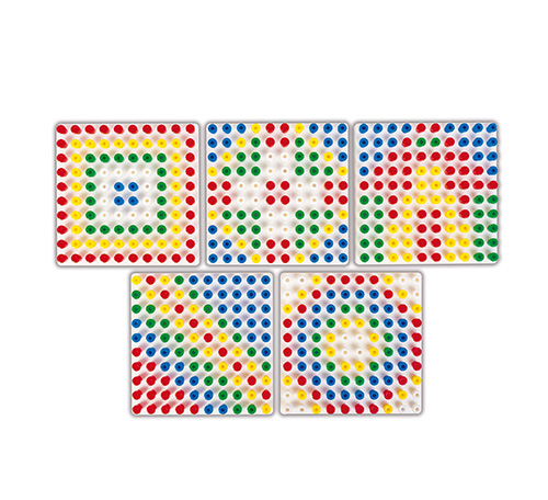 Boards With Nails Mosaic • 5 boards 16 x 16 cm, 1000 nails - Image 9
