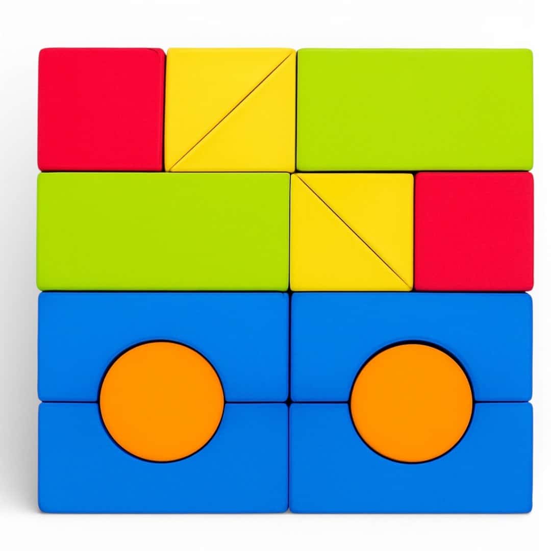 Soft Blocks Set Classic 120 x 60 x 60 cm - 14 Elements - Image 2
