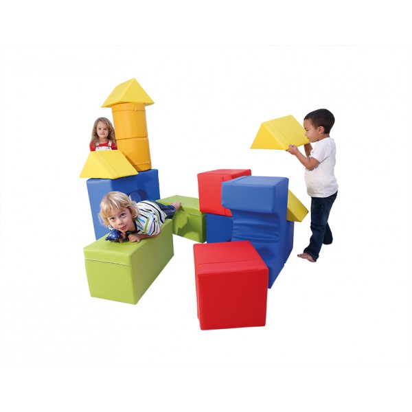 Soft Blocks Set Classic 120 x 60 x 60 cm - 14 Elements - Image 5